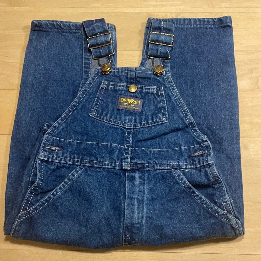 Vintage Oshkosh B’Gosh Vestbak Overalls Sz 4